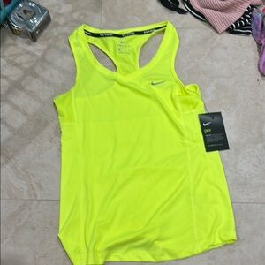 Nike Women's Neon Yellow Tank Top